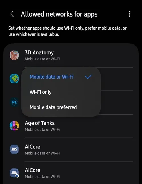قطع اینترنت برنامه‌ها در سامسونگ؛ آموزش AI Network Guard در One UI 9