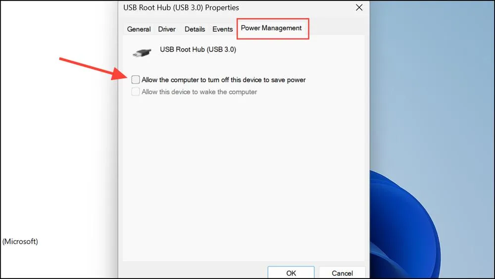 رفع مشکل قطع شدن USB در ویندوز ۱۱ و ۱۰ با تغییر تنظیمات مصرف انرژی