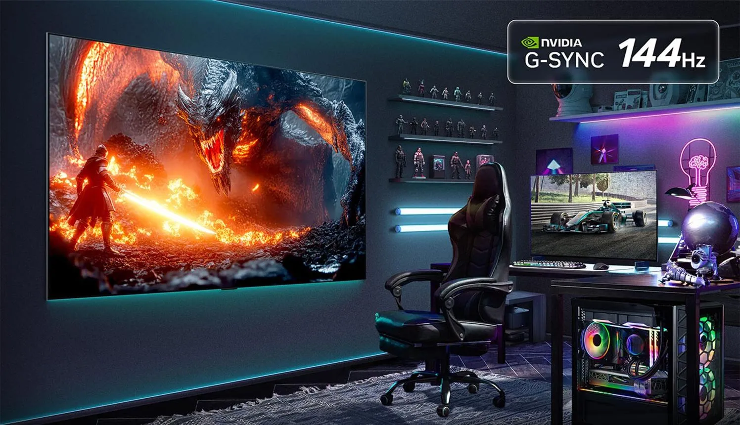 استفاده از تلویزیون به جای مانیتور؛ مزایا، معایب و تنظیمات 4K