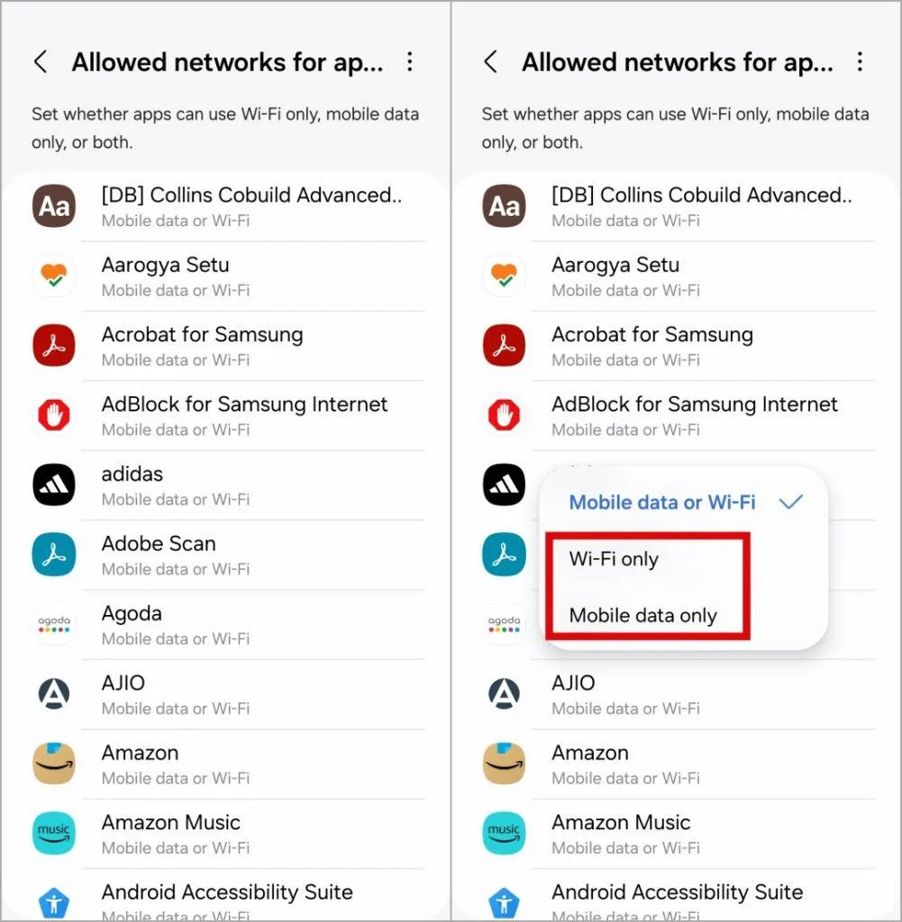 قابلیت AI Network Guard سامسونگ چیست؟ آموزش محدود کردن اینترنت برنامهها