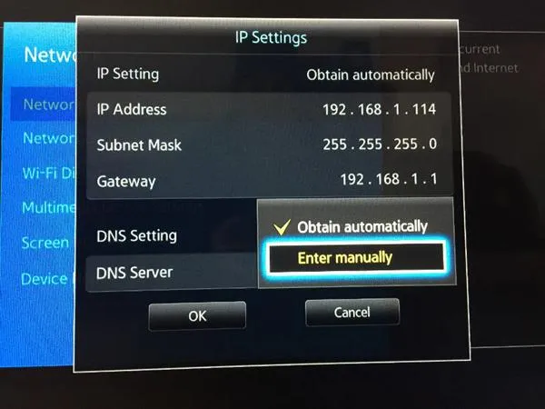 آموزش تغییر DNS تلویزیون هوشمند برای رفع بافرینگ و کندی پخش آنلاین
