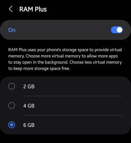آیا RAM Plus گوشی سامسونگ را کند میکند؟ آموزش خاموش کردن رم مجازی